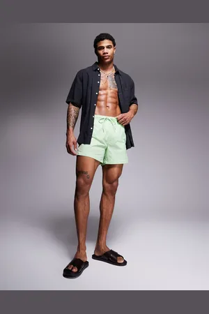 HUGO BOSS Fab tape logo swim shorts in