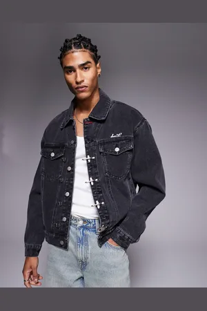 Liquor N Poker Mid denim jacket in wash