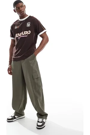 Cotton On Cotton On sports oversized t-shirt in -Brown