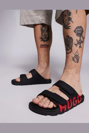 HUGO BOSS Evander large logo sandals in