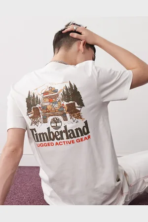 Timberland Back On The Road back print t-shirt in white