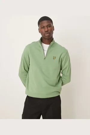 Lyle & Scott Loopback quarter zip sweat in