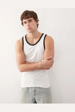 adidas Premium Essentials singlet in white