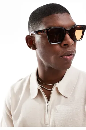 JACK & JONES Rectangular sunglasses in tortoise-Brown