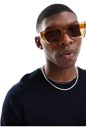JACK & JONES Square sunglasses in brown