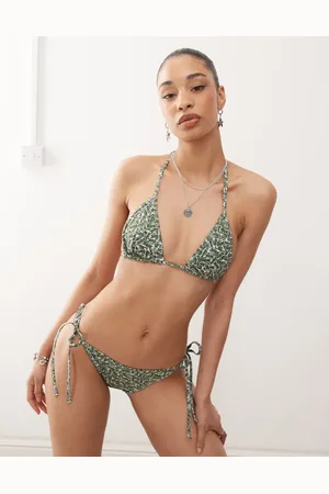 Lacoste Bikini bottoms with all over croc print (part of a set)