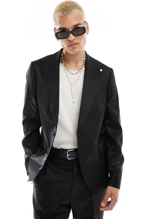 Twisted Tailor Slim suit jacket in glitter (part of a set)