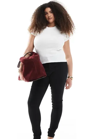 ONLY Push-up high waisted jeans in
