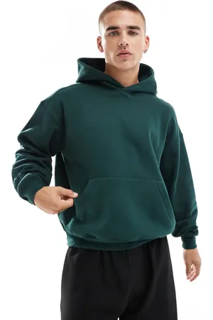 Cotton On Cotton On box fit pullover hoodie in pine green
