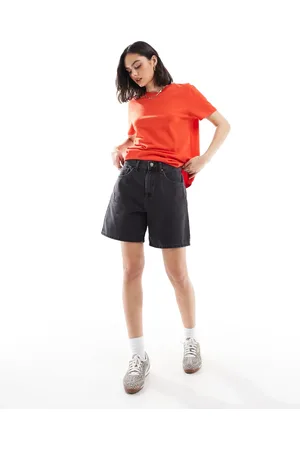 Cotton On Cotton On relaxed denim shorts in worn