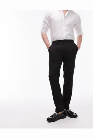 Topman Skinny textured suit pants in
