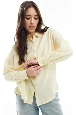 Cotton On Cotton On long sleeve shirt in -Yellow