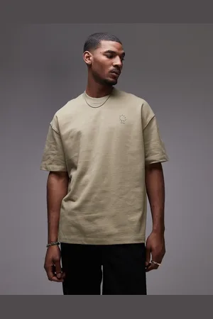 AllSaints Haven small embroidered chest logo t-shirt in -Black