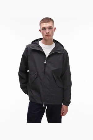 ARKET Windbreaker jacket with zip front and hood in