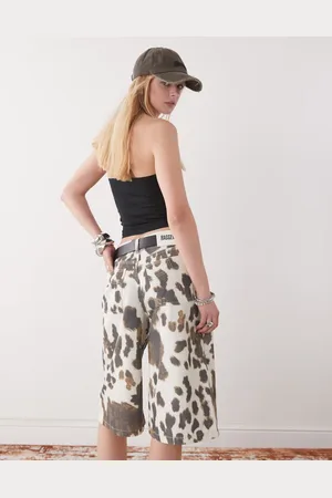 The Ragged Priest Low rise baggy jorts in -Multi