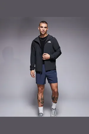The North Face 24/7 full zip logo hoodie in dark grey