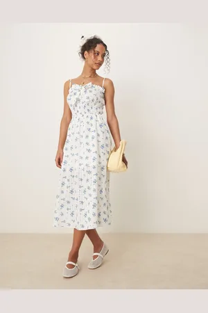 Glamorous Thin strap maxi dress with front bow in