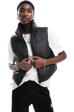 ONLY Cropped high neck vest in
