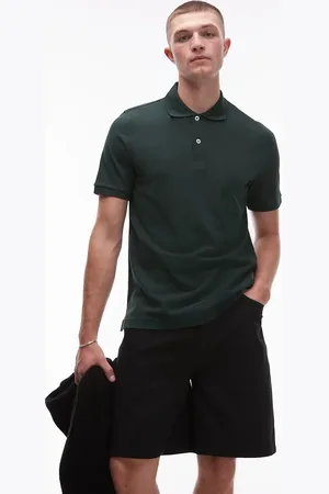 ARKET Pique jersey short sleeve polo shirt in