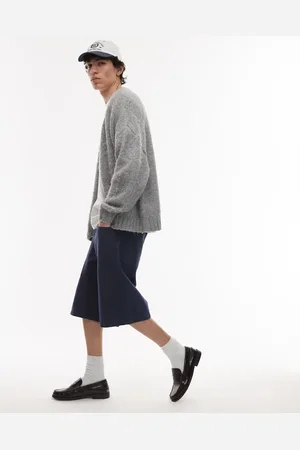 Topman Washed twill shorts in