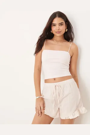 Gina Tricot Strappy singlet top in pink