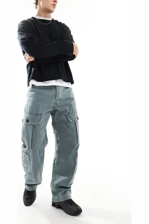 G-Star Bend 3D loose fit denim cargo jeans in sage