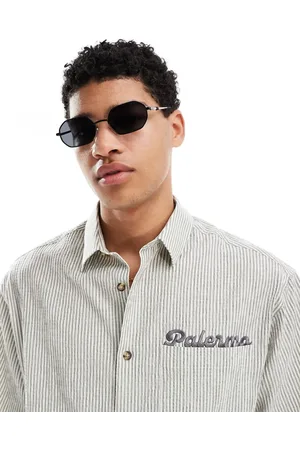 Pull&Bear Metal frame sunglasses in