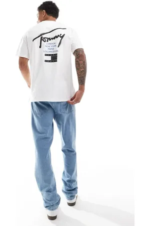 Tommy Hilfiger Graffiti signature back print t-shirt in
