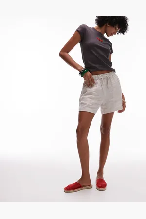ARKET Pull on linen shorts in -Neutral