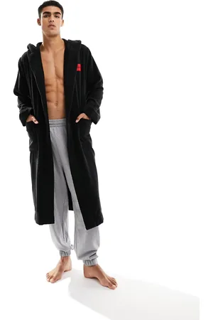 HUGO BOSS HUGO Bodywear terry hooded gown in