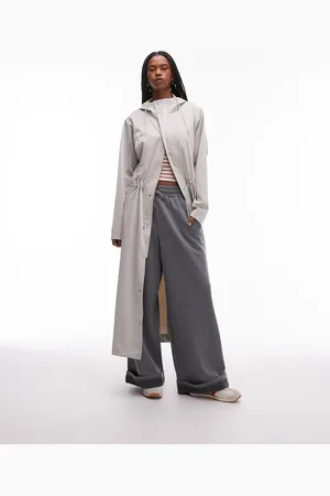 Rains Bold waterproof longest jacket in stone-Neutral