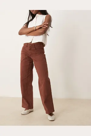 Dickies River Ranch western double knee canvas pants in cappuccino