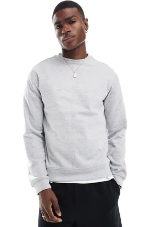 Another Influence Seam detail sweatshirt in grey marl
