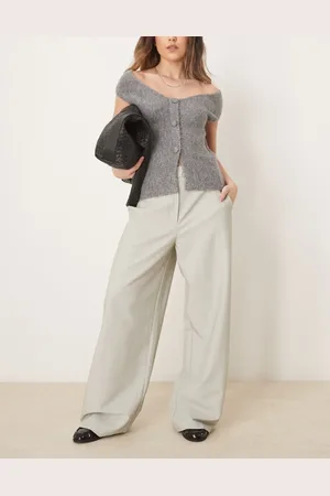 ASOS Tailored relaxed straight leg pants in