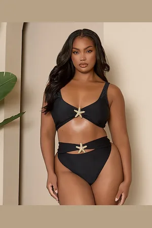 Moda Minx Curve x Bernadette Afia bikini top with starfish detail in