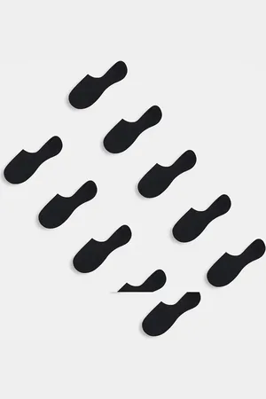 JACK & JONES 10 pack invisible liner socks in