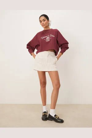 Dickies Service mini work skirt with stripes in
