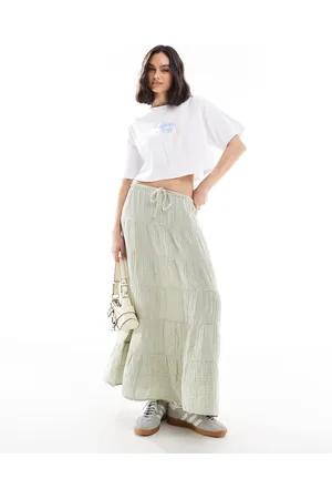 Cotton On Cotton On tiered maxi skirt in