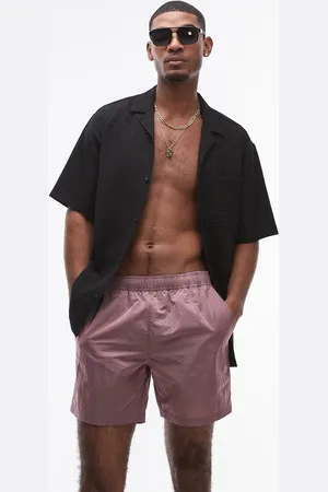 Topman Metal swim shorts in