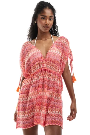 Accessorize Accesorize crochet mini beach dress in