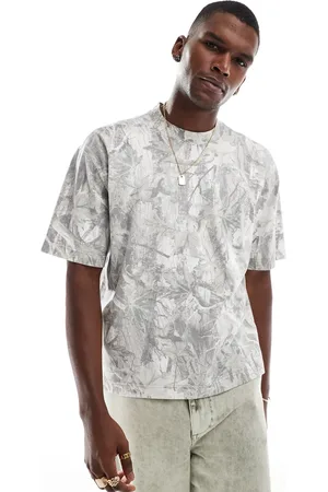 Hollister Relaxed soft stretch t-shirt in camo-Neutral