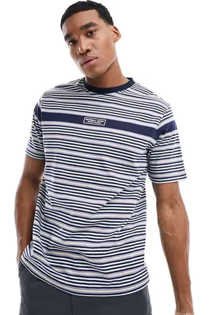 Marshall Artist Stripe short sleeve t-shirt in -Blue