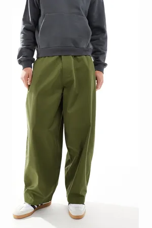 ASOS Super baggy pants in -Green