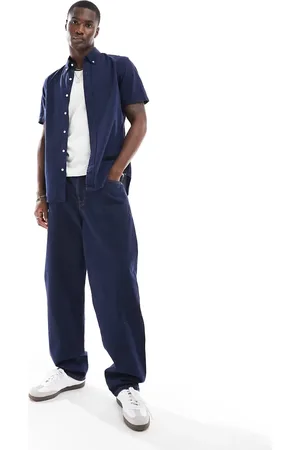 Ralph Lauren Icon logo short sleeve seersucker shirt in