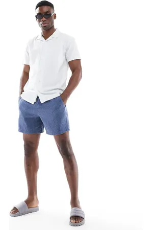 Hollister Textured linen shorts in