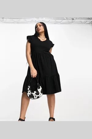ONLY Tiered mini dress in