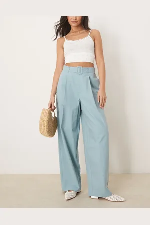 ASOS Clean balloon pants in -Blue