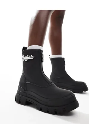 Buffalo Aspha rain zip up boots in