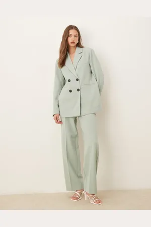 Y.A.S High waist straight leg tailored pants in (part of a set)