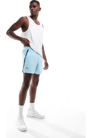 Under Armour Launch 5 inch shorts in -Black